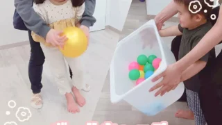今日の療育記録📝〜ボールキャッチ〜